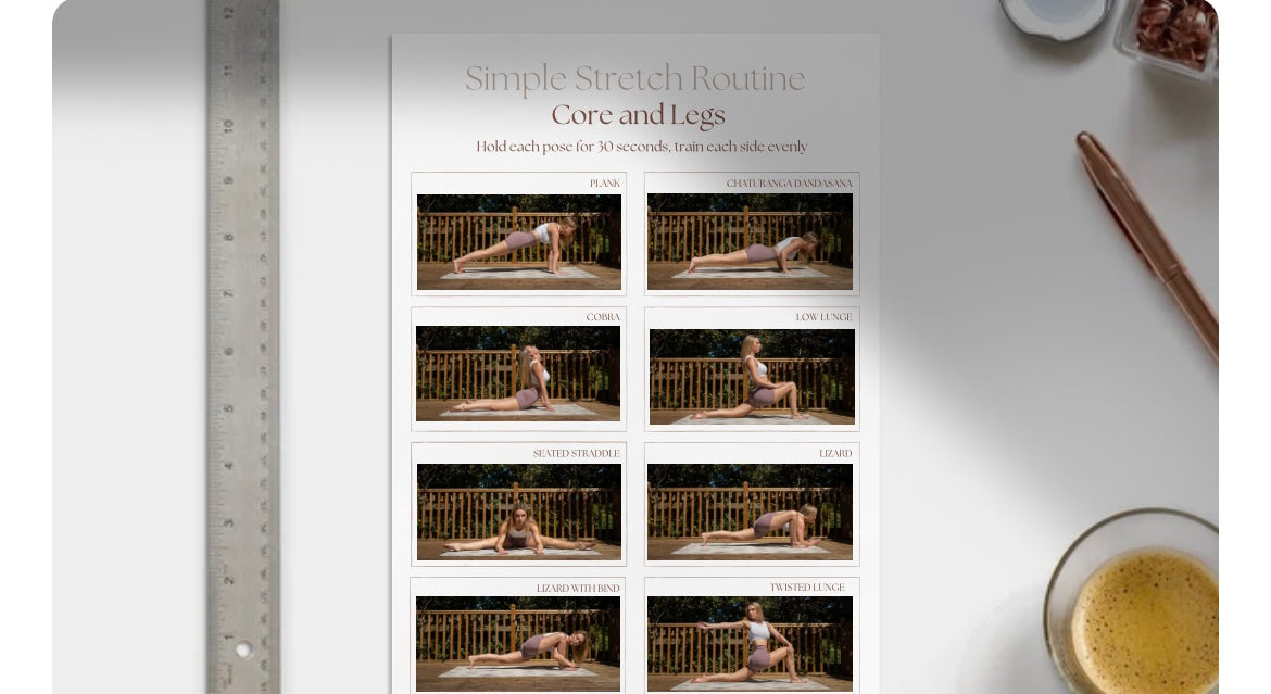 Visual Cues Plan For Front Splits